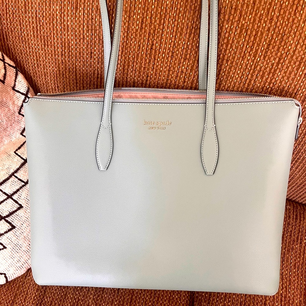 New Kate Spade All Day Large Zip top tote